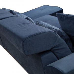 Coltar PWF-0575 stanga material textil albastru 308/190x92cm - Img 5