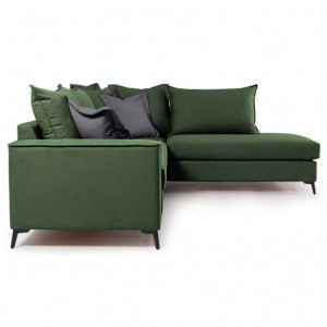 Coltar Stanga Boston Verde Inchis - Gri Inchis 290x235x95 cm - Img 3
