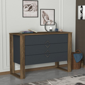 Comoda Model Bumerang V1, Nuc/Antracit, 110x44.8x76 cm - Img 2