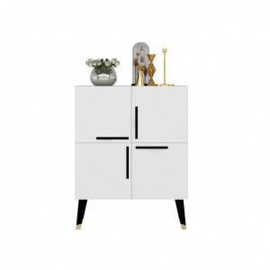 Comoda Model Makro, Alb, 70x35x90 cm - Img 3