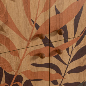 Comoda Model Palm, Multicolor, 95x36x111 cm - Img 3