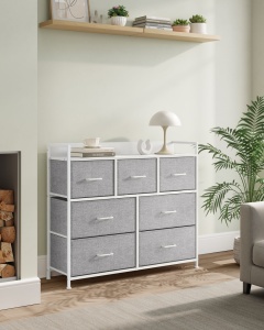 Comoda Songmics Gri 98x28.5x85 cm - Img 3