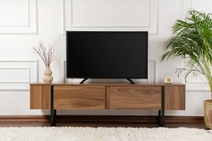Comoda TV Model Serenity, Nuc/Negru - Img 2