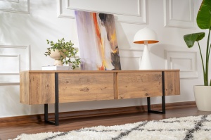 Comoda TV Model Serenity, Pin Atlantic/Negru - Img 4