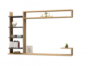 Comoda TV Noble - Sapphire, Antracit - Img 2