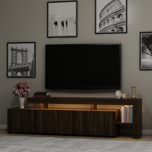 Comoda TV Salvador, Model Beliz, 192x53x37 cm, Nuc - Img 11