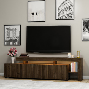 Comoda TV Salvador, Model Beliz, 192x53x37 cm, Nuc - Img 7