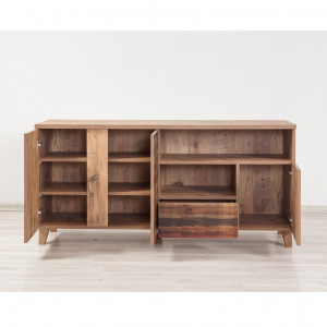 Comoda TV Salvador, Model Marina, 160x65x45 cm, Multicolor - Img 4