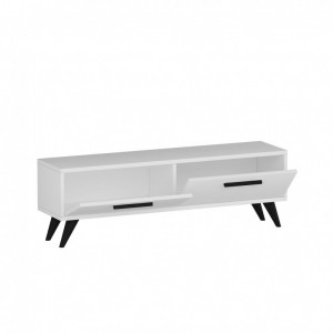 Comoda TV Salvador, Model Melisa, 120x45x29.6 cm, Alb - Img 5