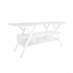 Comoda TV Salvador, Model Minerva, 120x55x35 cm, Alb - Img 4