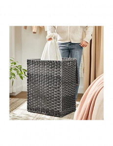 Cos de rufe, Songmics, 90L, LCB51WG, 46 x 33 x 60 cm - Img 5