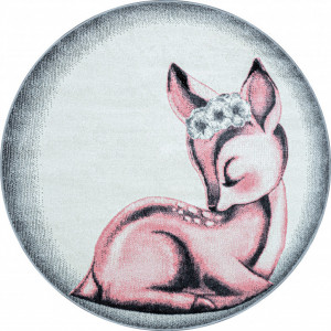Covor Bambi Roz V3 160x160 cm - Img 1