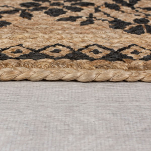 Covor Maisie Natural/Negru 80X150 cm, Flair Rugs - Img 4