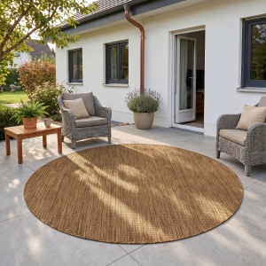 Covor Mira V4 Maro, Rotund, D160 cm