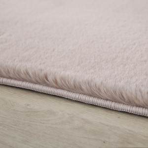 Covor Pouffy V1 Bej 200 x 200cm - Img 1