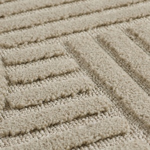 Covor tip Traversa VivaDeco Art V1, 60 x 110 cm, Bej, 100% Polipropilena, Fir 8 mm, 1900 g/mp, OEKO-TEX Standard 100 - Img 15