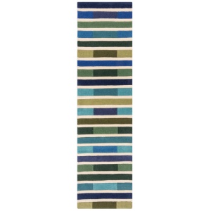 Covor traversă Piano Verde/Multicolor 60X230 cm, Flair Rugs - Img 2