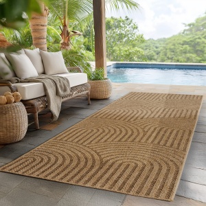 Covor traversa Timber V1 Bej, 80 x 150 cm - Img 1