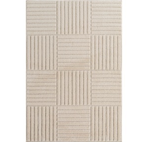 Covor VivaDeco Art V3, 140 x 200 cm, Crem, 100% Polipropilena, Fir 8 mm, 1900 g/mp, OEKO-TEX Standard 100 - Img 2