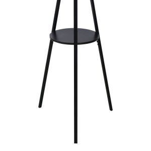 Cuier Denner, negru, 48.5x48.5x180 cm - Img 3