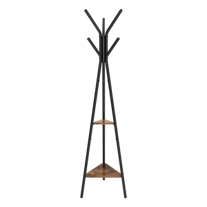 Cuier tip pom Model Barr, Maro Rustic/Negru, 50x50x179 cm