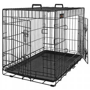 Cusca de caini din sarma, Feandrea, Negru, 122x74.5x80.5 cm - Img 2