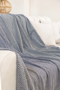 Cuvertura pentru Canapea Model Woven Cozy Black - Img 2