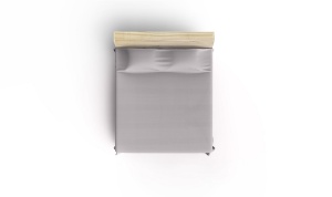 Cuvertura Pled pentru pat dublu Model Light Grey - Img 2
