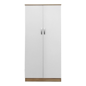 Dulap haine Lego, stejar sonoma/alb, 80x42x180 cm - Img 4