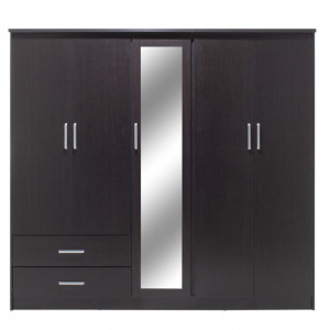 Dulap haine Model Olympus, Wenge, 198x57x183 cm - Img 6