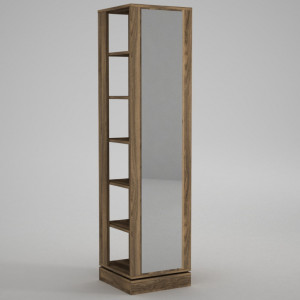 Dulap haine Model Rozella, Nuc, 44.8x44.8x180 cm - Img 8