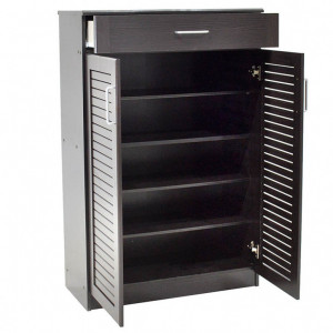 Dulap Pantofi Model Lilith, Wenge, 80x37x123 cm - Img 3