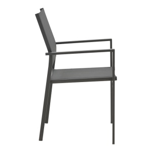 Fotoliu de Gradina Model Confidence, Negru, 54x54x86 cm - Img 3