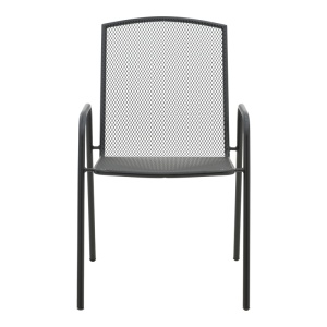 Fotoliu de Gradina Model Pomedon, Negru, 56x64x87 cm - Img 4