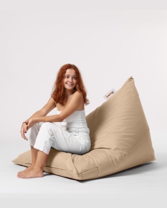 Fotoliu de Grădină tip Bean Bag Model Pyramid, Mink - Img 8