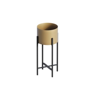 Ghiveci decorativ GED Negru 23x48x23 cm - Img 4