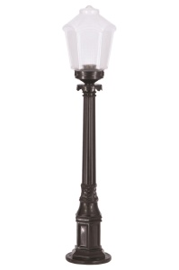 Lampadar de exterior M1B Negru 85x20 cm - Img 1