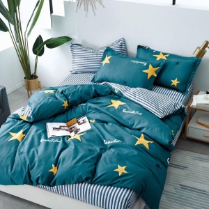 Lenjerie Bumbac Satinat 4 Piese Calver