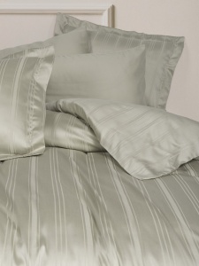 Lenjerie de pat dublu, Bambus Model Bamboo Stripe Beige - Img 2