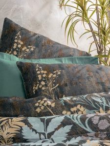 Lenjerie de pat dublu, Bumbac 100% Satinat Model Clorasa Mint - Img 2