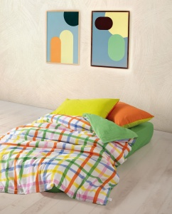Lenjerie de pat dublu Model Hype Green