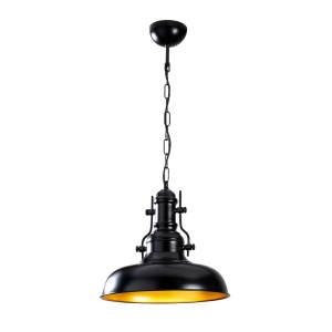 Lustra Berceste Negru 32x32x78 cm - Img 2