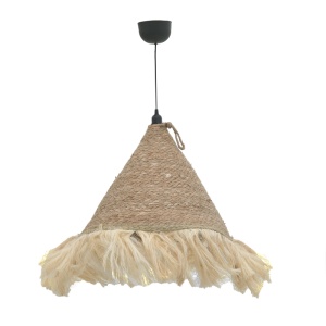 Lustră Geole, natural, 60x94 cm