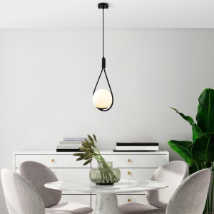 Lustra GMN Negru 20x15x136 cm - Img 1