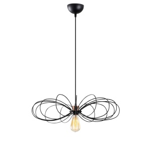 Lustra Hemdem Negru 58x58x112 cm - Img 6