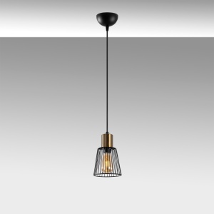 Lustra Kemtel Negru 16x16x29 cm - Img 4