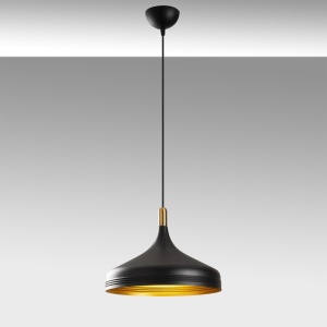 Lustra Saglam Negru 36x36x124 cm - Img 4