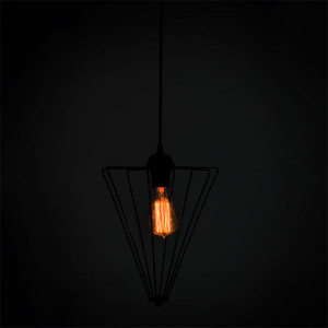 Lustra Saway E27 negru 30x30x80cm - Img 2