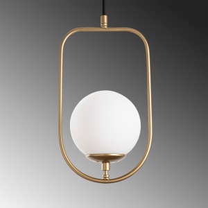 Lustra Skew Auriu 55x185x55 cm - Img 6