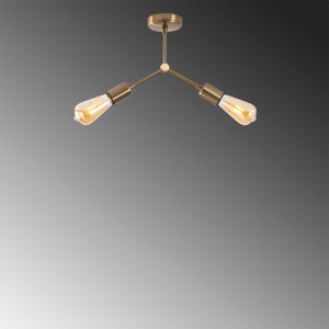 Lustra Sparrow Caramiziu 34x10x26 cm - Img 5
